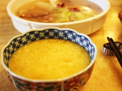 极客美食：增强抵抗力-电饭煲版小米南瓜粥