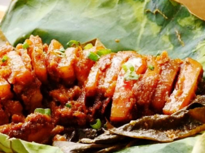 极客美食：为健康加分—蒸箱版荷叶粉蒸肉