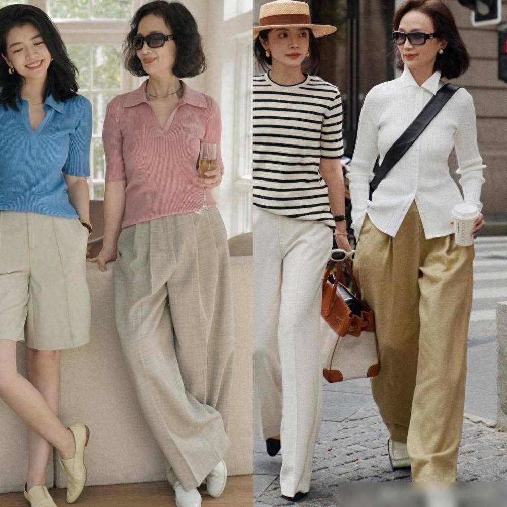 黑裤子牛仔裤过时原因_淘宝广场舞中老年服装裤子_中老年女性穿搭