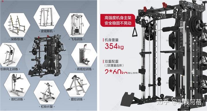 健身椅锻炼方法_史密斯一体机_家用健身器材选购