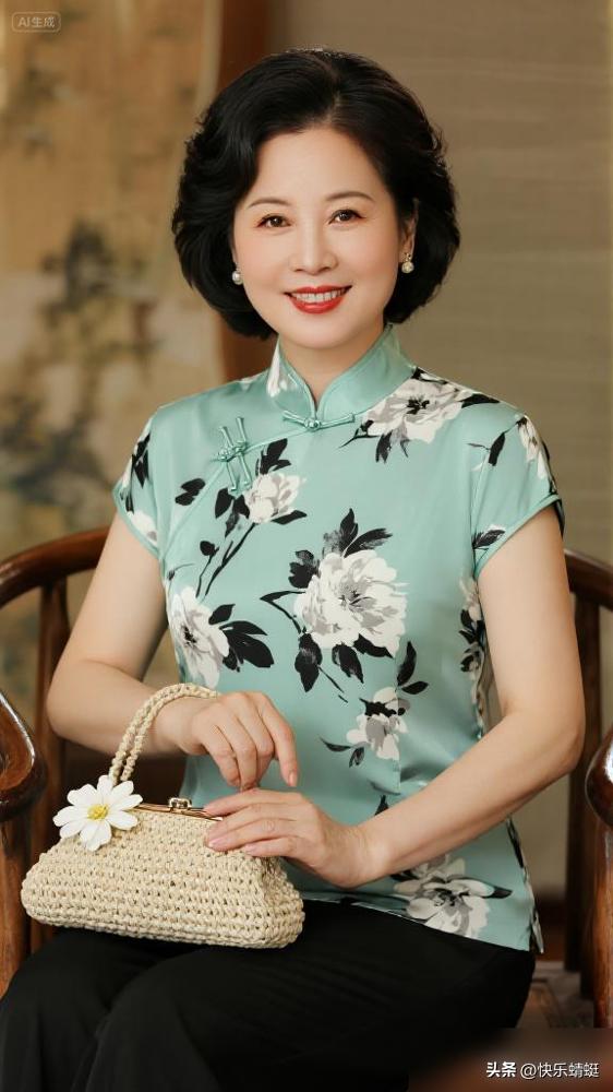 中老年夏季穿搭_清爽减龄服装_淘宝广场舞中老年服装裤子