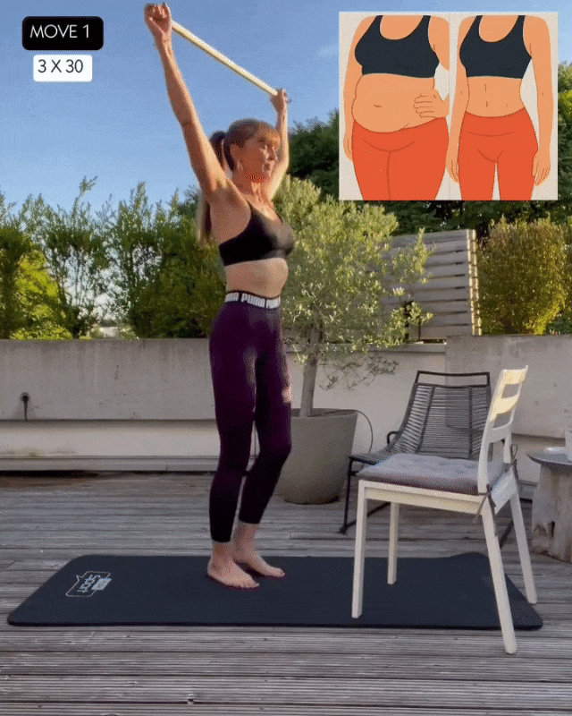 瘦腰效果加倍_最新上下摇晃的健身椅_扶杆腰腹稳定训练