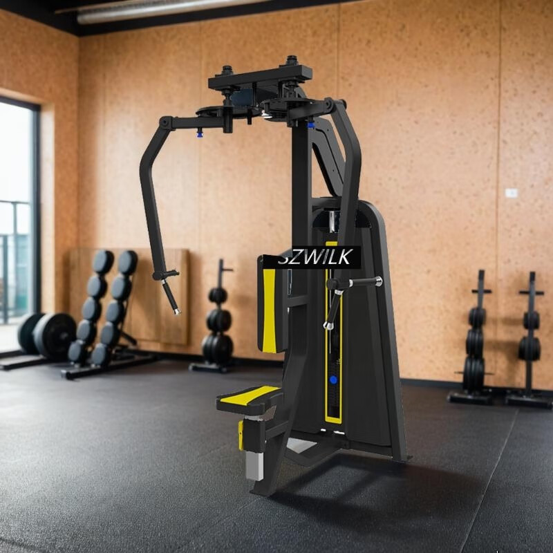 直臂夹胸训练机导轨材质工艺_直臂夹胸训练机牌子怎么选_康乐佳综合训练器