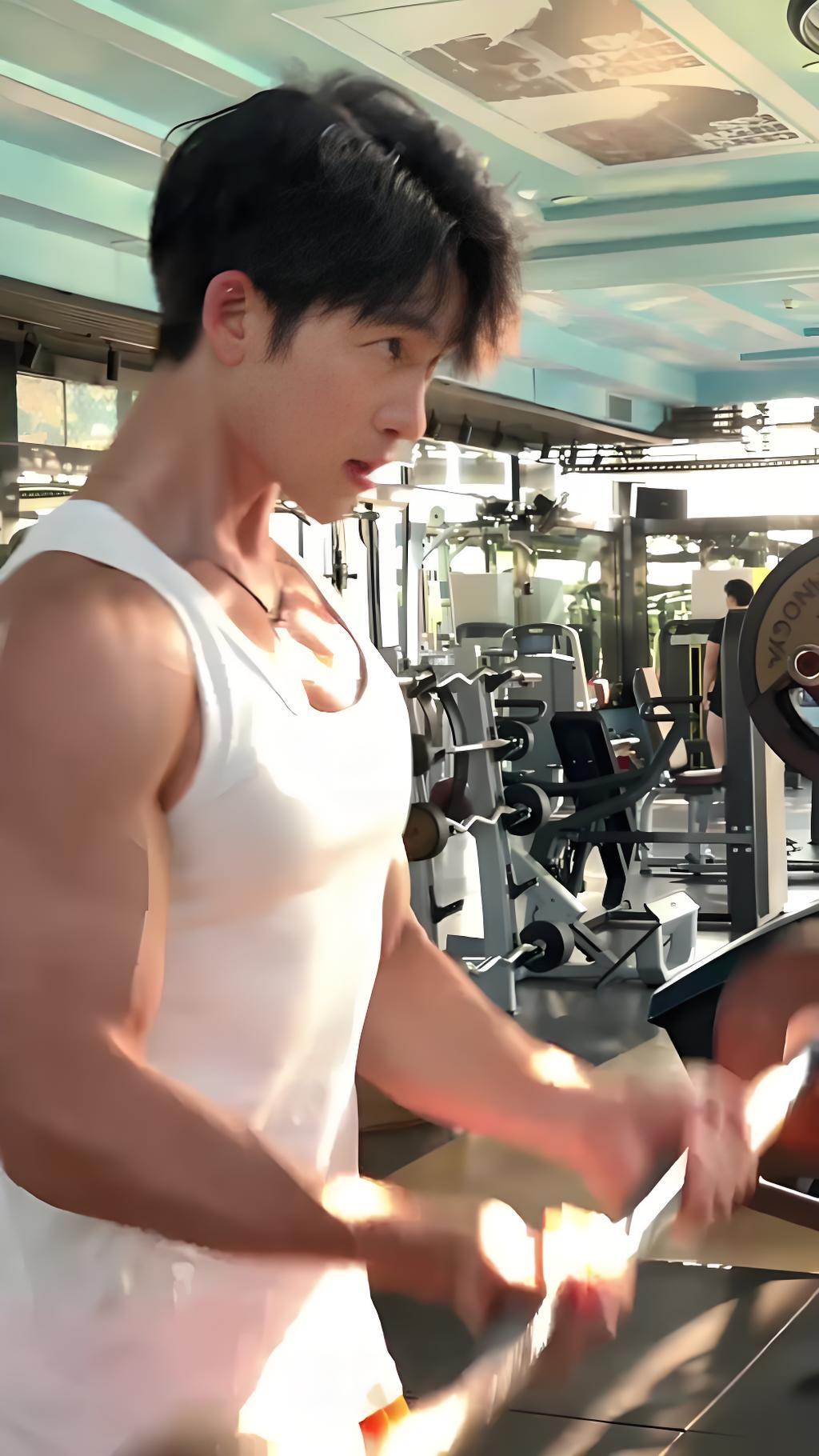 高效健身训练方案_哑铃多关节促睾增肌动作_三人综合训练器